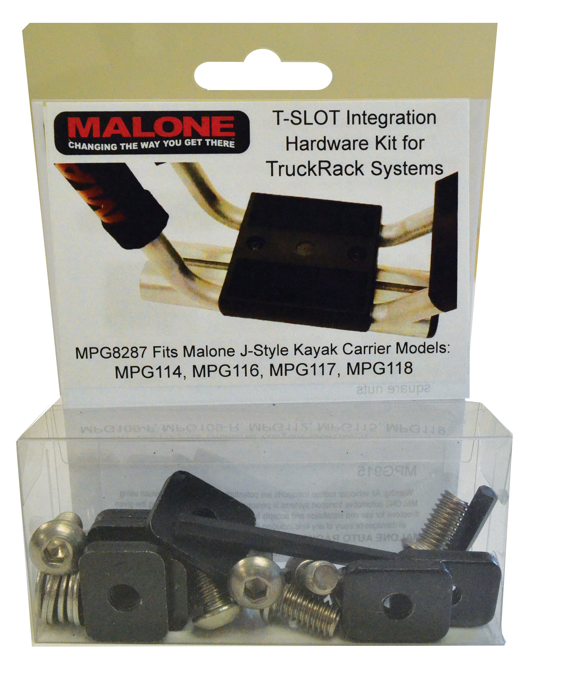 Malone T-Slot Integration Hardware Kit for Truck Racks - Secure Cargo Transport for Pickup Trucks & SUVs