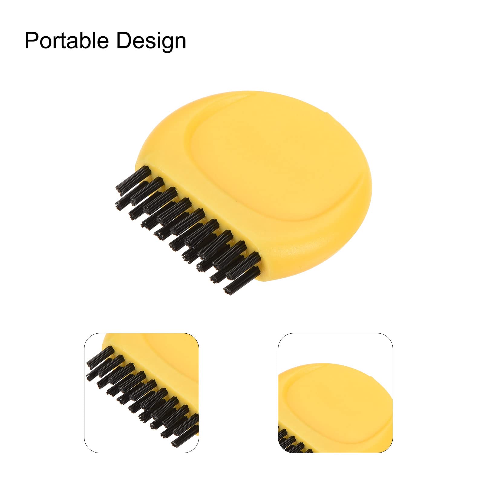 Meccanity Mini Golf Club Brush - Portable Pocket Groove Cleaner for Golf Clubs | Compact Golf Accessory for On-the-Go Cleaning | Perfect for Golf Bags, Travel & Course Maintenance
