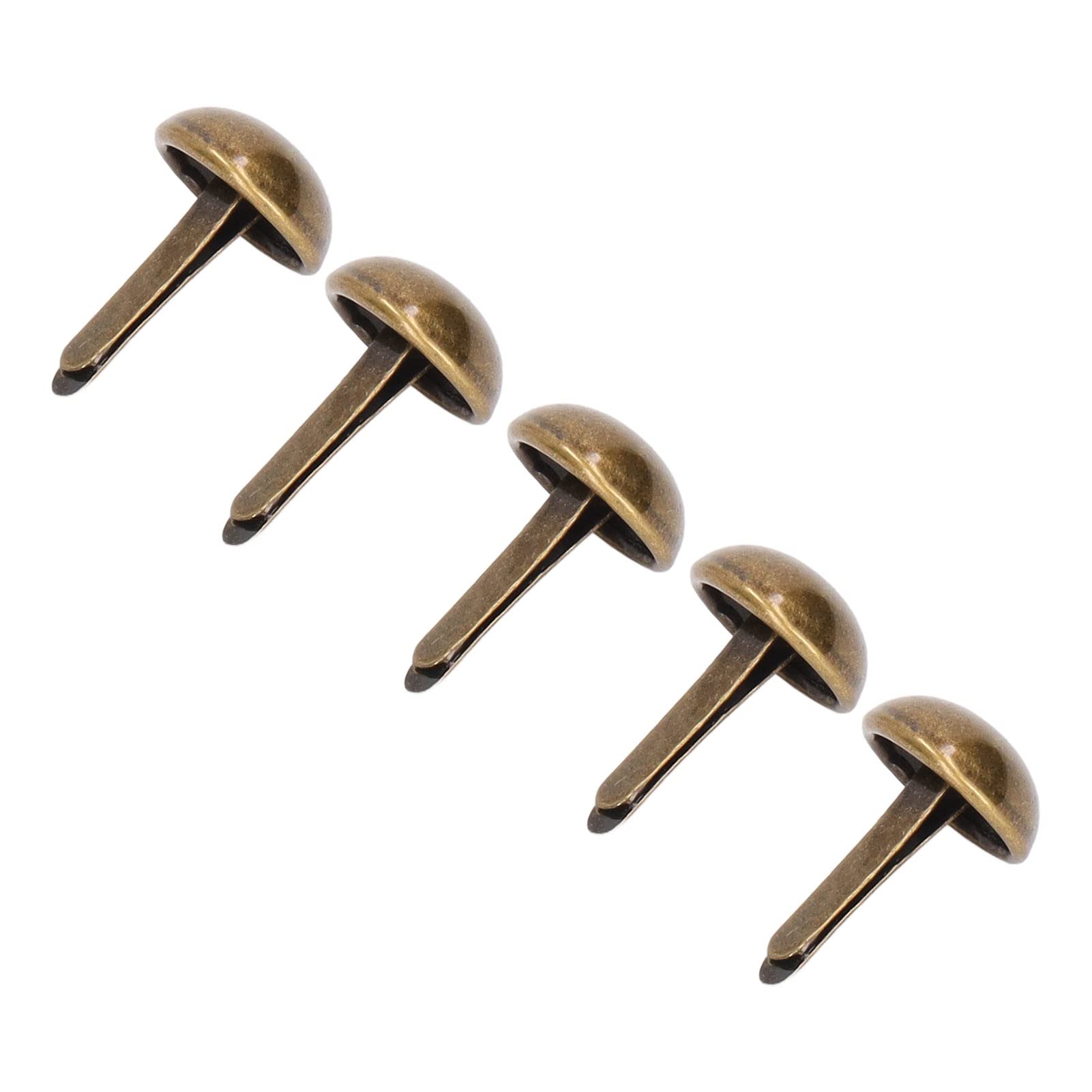 GLOGLOW 200Pcs Decorative Upholstery Tacks - Gold/Silver Nailhead Trim for Sofa, Furniture & DIY Projects | Strong & Shiny Nails for Upholstery, Cork Boards & Home Decor