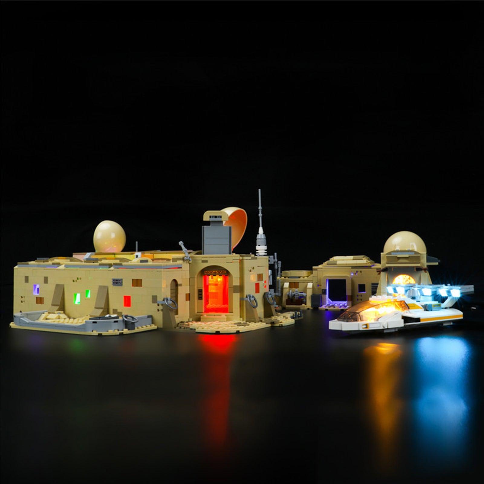**LEGO Star Wars Mos Eisley Cantina 75290 Light Kit - Enhance Your Model with LED Lighting for Display & Night Scenes**