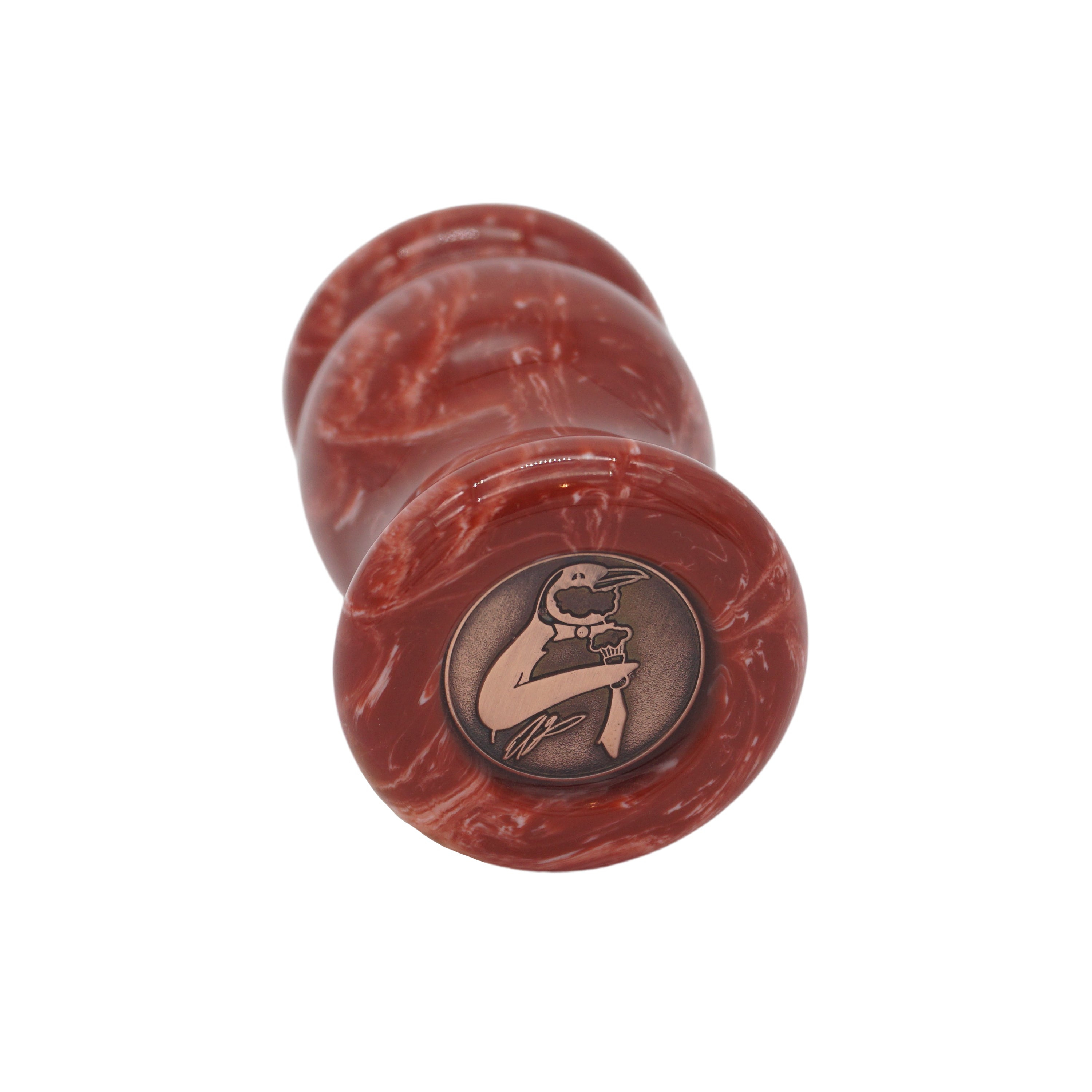 Premium Handmade Strawberry Cream Shaving Brush Handle - Fits 28mm & 30mm Knots - Perfect for Wet Shaving & Grooming Gifts for Men