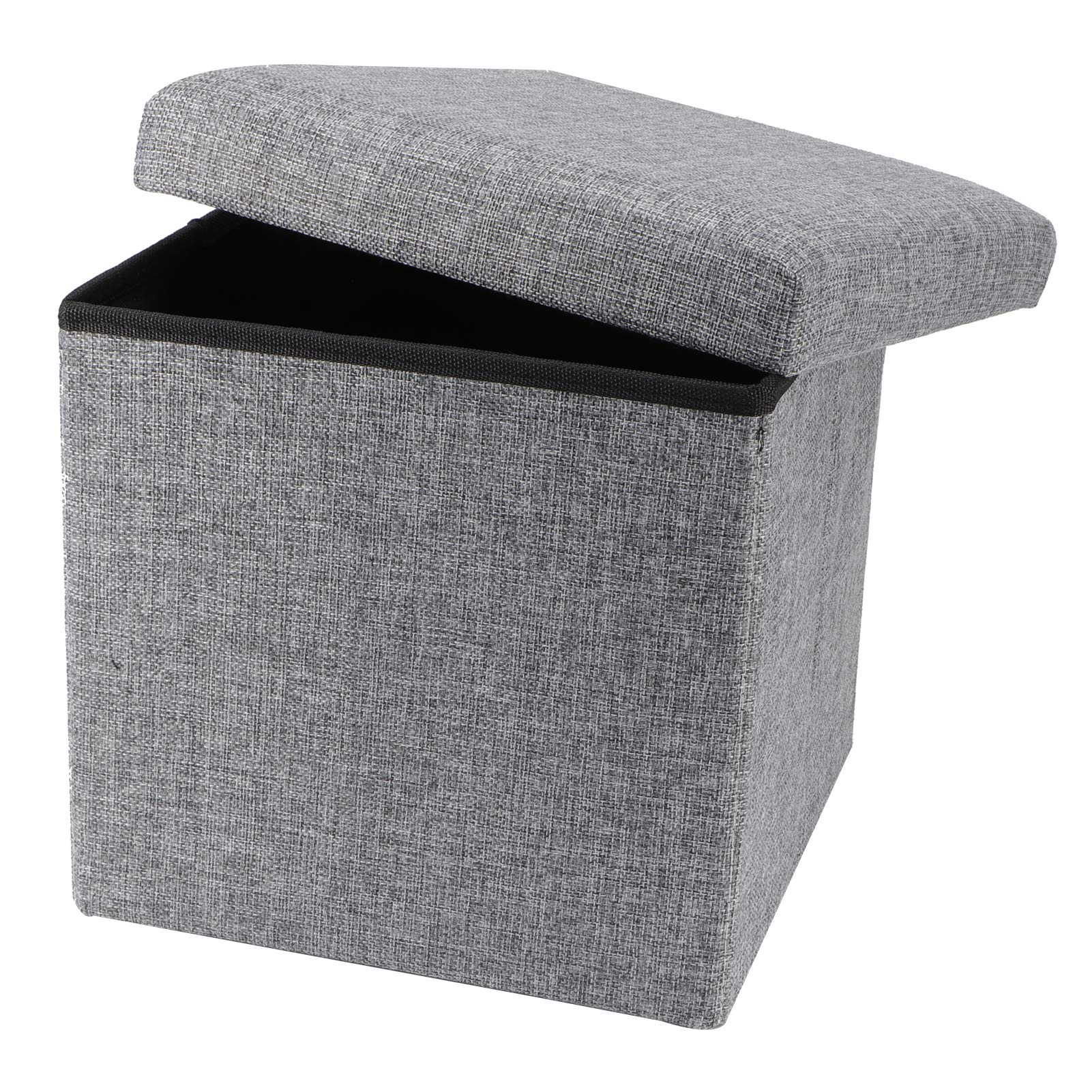 Storage Ottoman Bench for Home & Office - Space Saving & Breathable (Large) - Perfect for Small Spaces