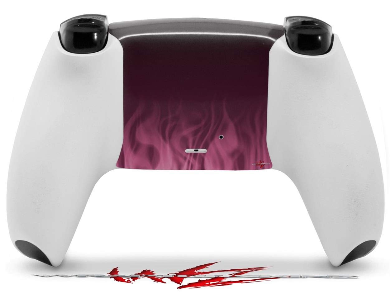 PS5 DualSense Controller Skin Wrap - Fire Pink for Gaming & Protection