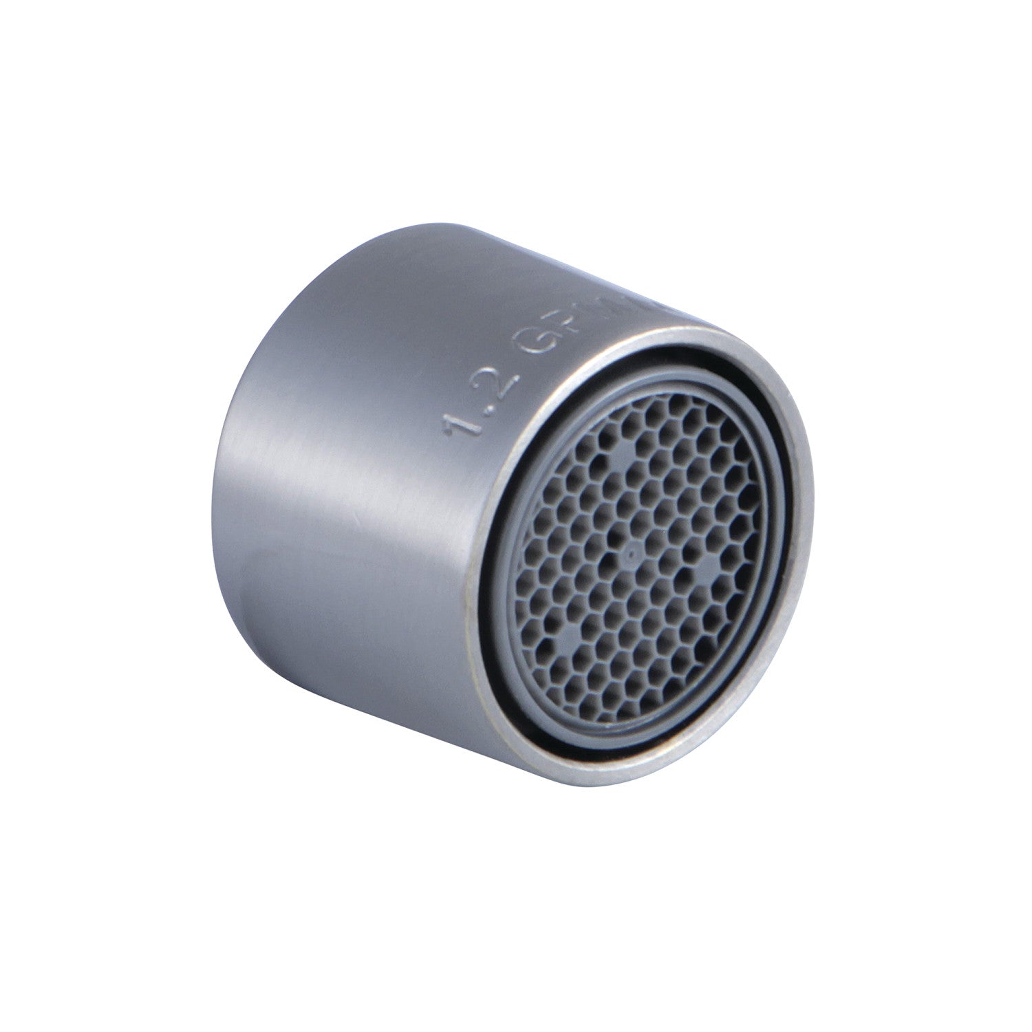 Cal Green G12KBSA628 1.2 GPM Water-Saving Faucet Aerator with Neoperl Insert - Brushed Nickel Finish for Bathroom, Kitchen & RV Sink (Female Thread)