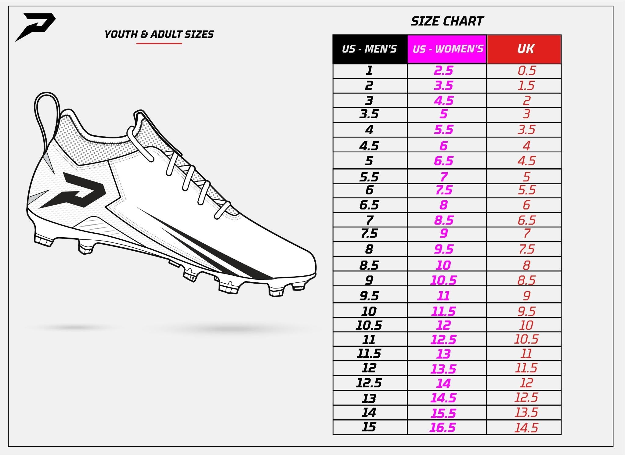 Shadow the Hedgehog Football Cleats - Phenom Elite Quantum Speed 2.0 Soccer Shoes for Men | Lightweight & Durable for Turf & Field Games