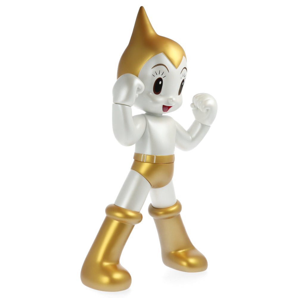 Astro Boy Power Gold and White Action Figure - 13.2 Inch (33.5 cm) Collectible Robot Toy for Anime Fans | Perfect for Display, Gifts, and Anime Collections