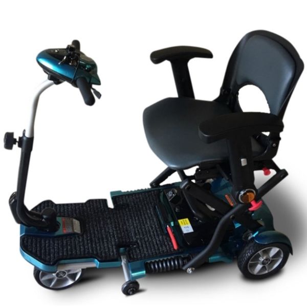 EV Rider Transport Plus Folding Mobility Scooter - Lightweight Electric Scooter for Adults & Seniors - Compact Travel Scooter for Shopping, Airports & Outdoor Adventures