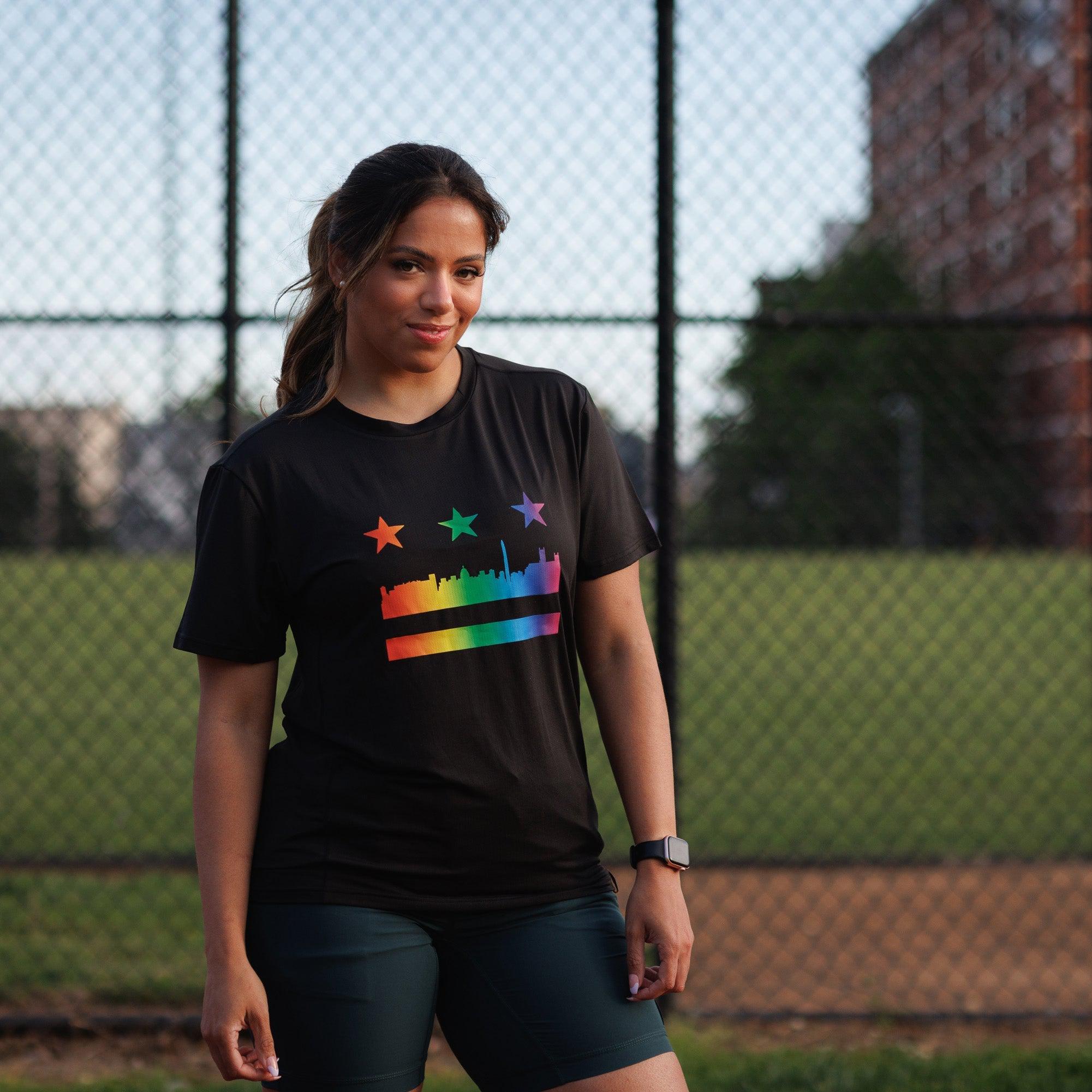 2:02 Men's Short Sleeve Pride T-Shirt - LGBTQ+ Rainbow Graphic Tee for Gay Pride Month, Parades & Celebrations - Comfortable Cotton Casual Shirt for Everyday Wear & Pride Events