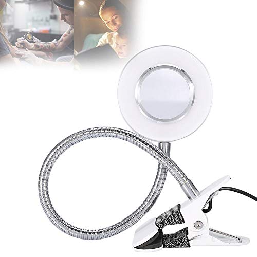 Professional USB LED Makeup Lamp for Eyebrow & Lip Tattoo - Portable Clip-On Beauty Light for Salon & Home Use - Perfect for Tattoo Artists, Microblading & Cosmetic Procedures