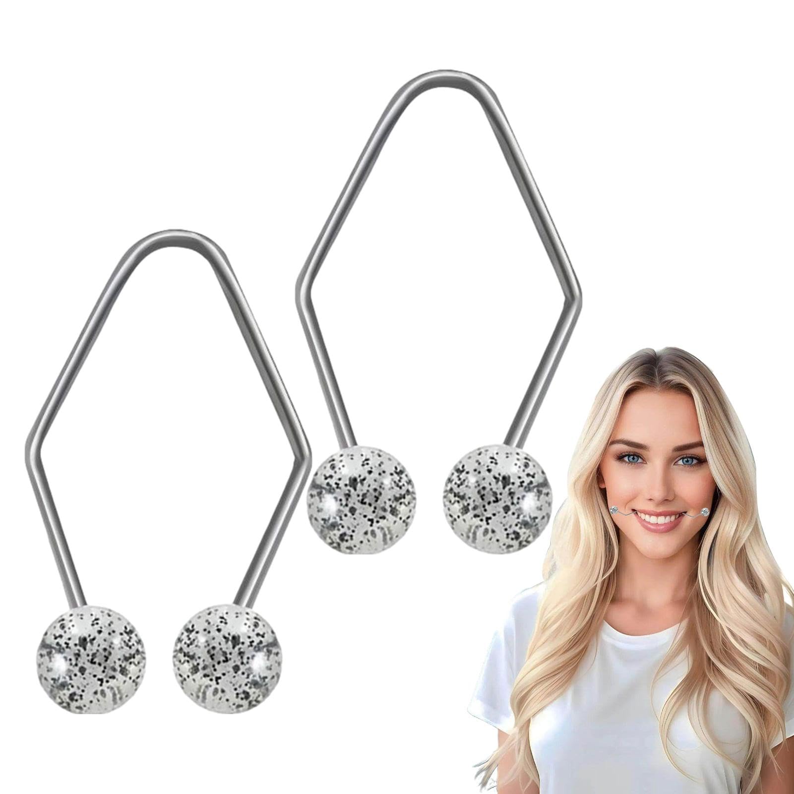 Natural Dimple Maker Tool - 2PCS Cheek Dimple Exerciser for Women | Facial Care & Beauty Enhancement
