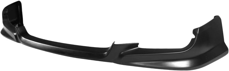 HFP Style Front Bumper Lip Spoiler for 2009-2011 Honda Civic 2Dr Coupe - Unpainted Black PU Material - Enhance Sporty Look & Aerodynamics for Street Racing & Car Shows