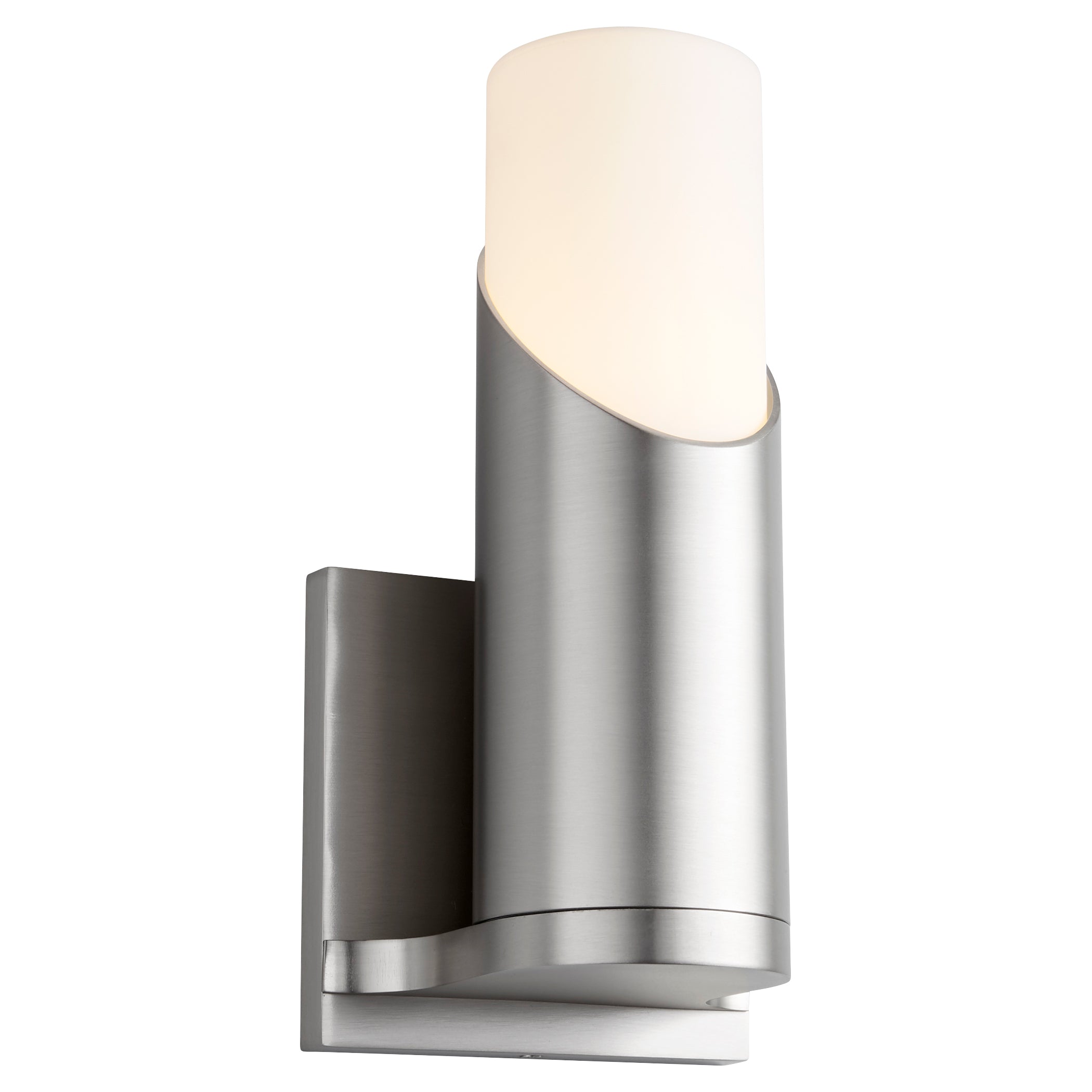 Oxygen Ellipse 3 567 224 Wall Sconce Light Fixture in Satin Nickel Finish - Perfect for Bedroom, Hallway, and Living Room Lighting