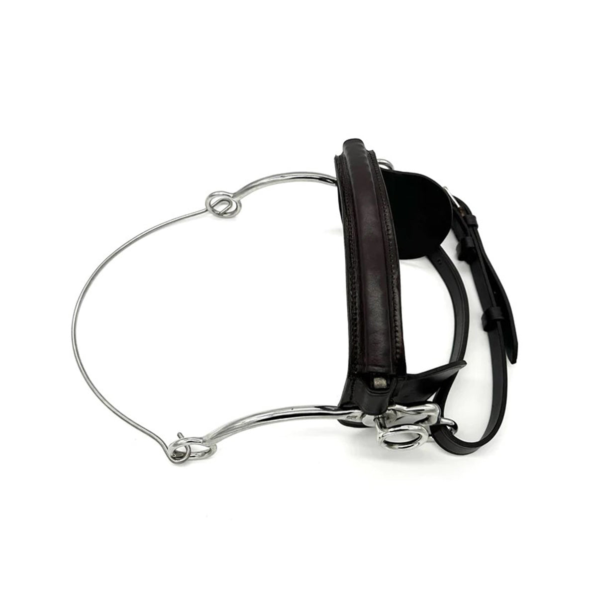 AJR Short Shank German Hackamore Bit for Horses - Comfortable Training Bit for Western Riding, Dressage & Trail - Stainless Steel Horse Bit with Rounded Edges