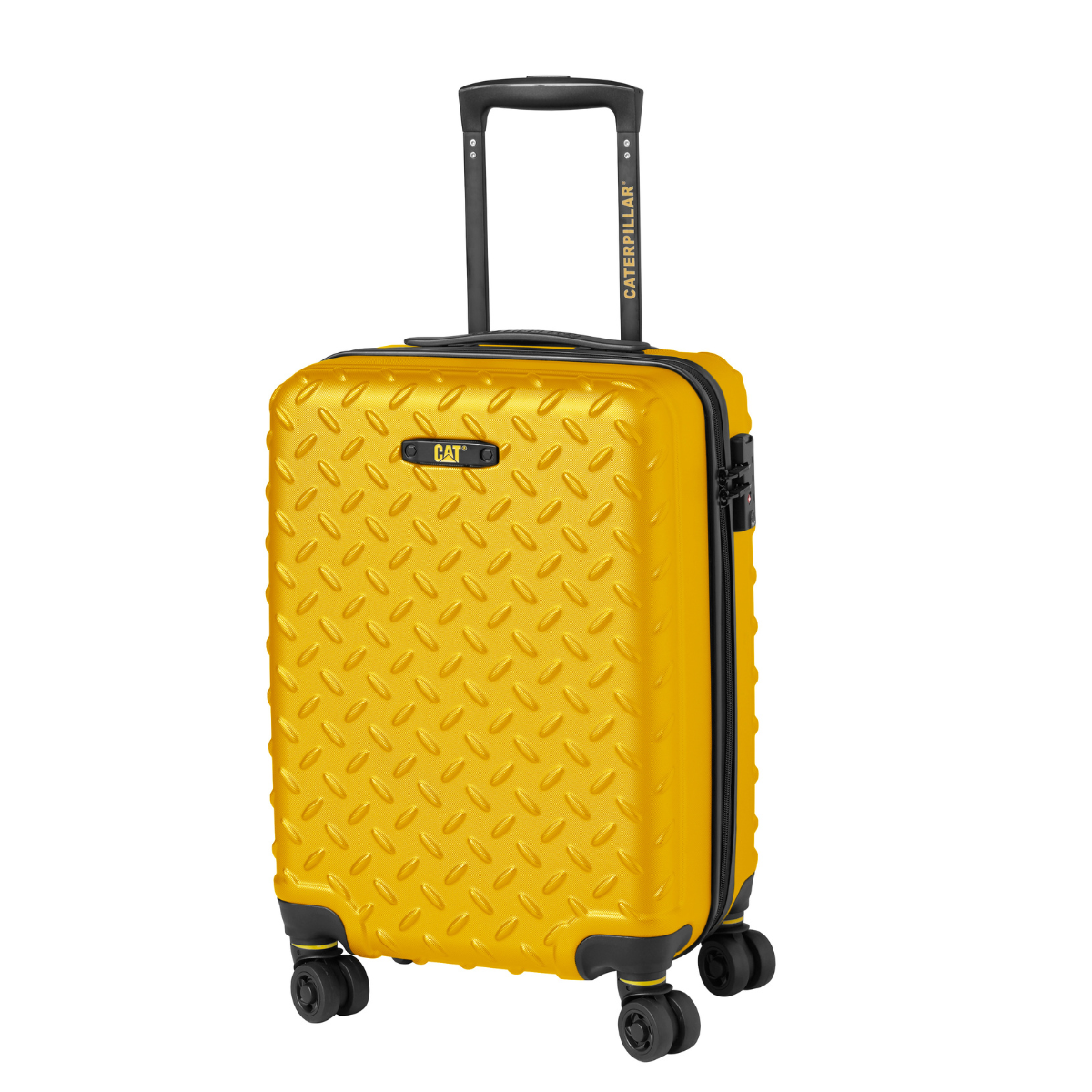 CAT Industrial Plate Series Luggage - Durable Travel Suitcase for Business & Adventure Trips - Perfect for Air Travel, Road Trips & Outdoor Explorations