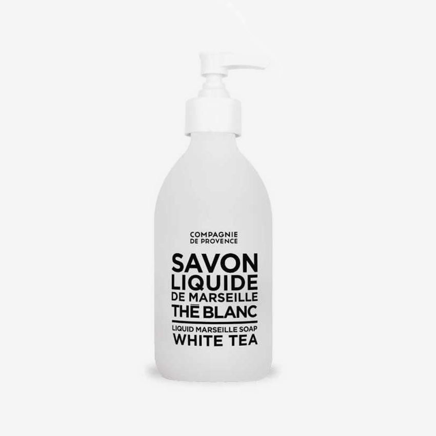 Compagnie de Provence Tea Scented Liquid Hand Soap - Natural & Moisturizing for Dry Skin - Perfect for Bathroom, Kitchen & Guest Use