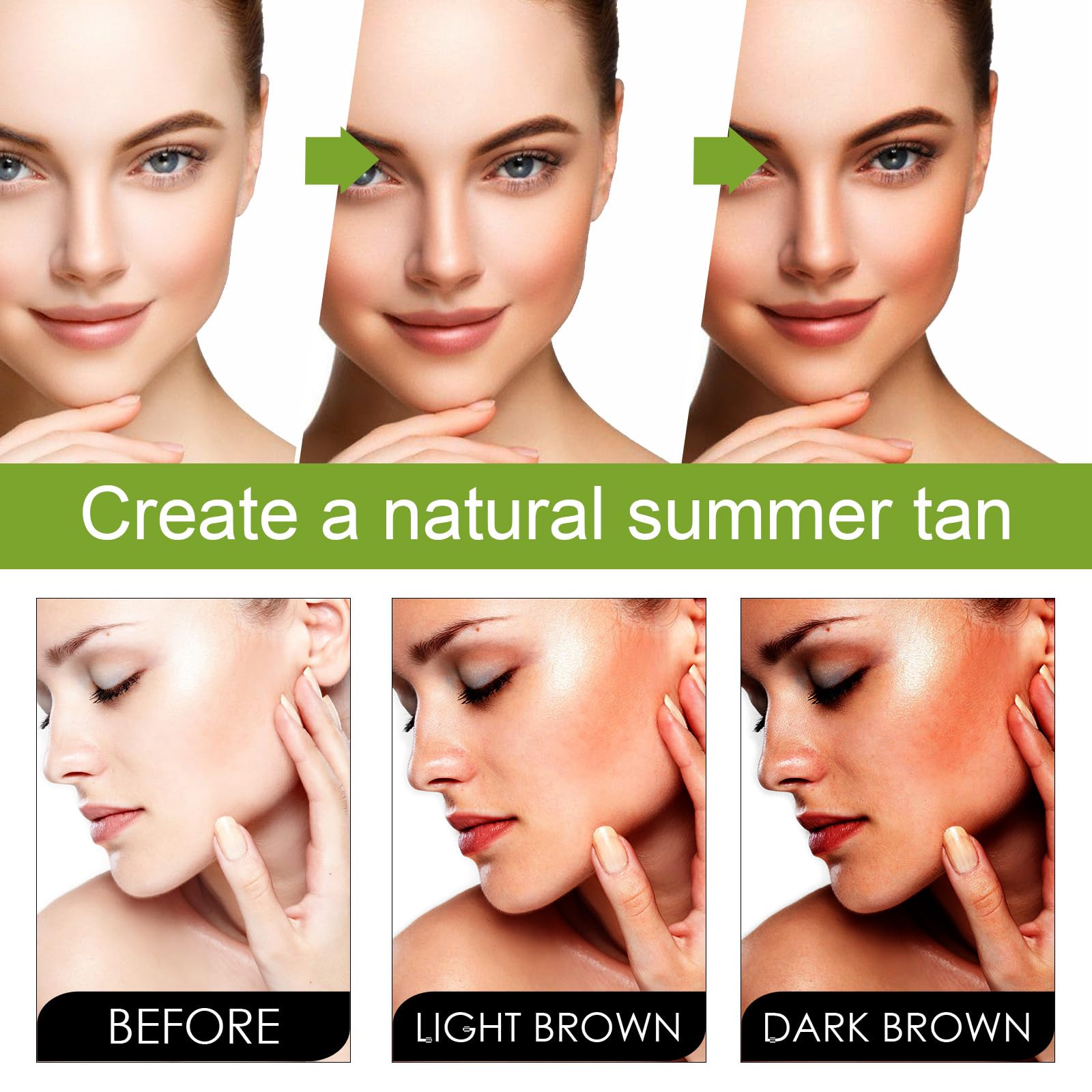 Best Natural Tanning Oil for Summer - Moisturizing & Accelerating Outdoor Tan - Deep Tan Enhancer for Sunbathing, Beach & Pool Days