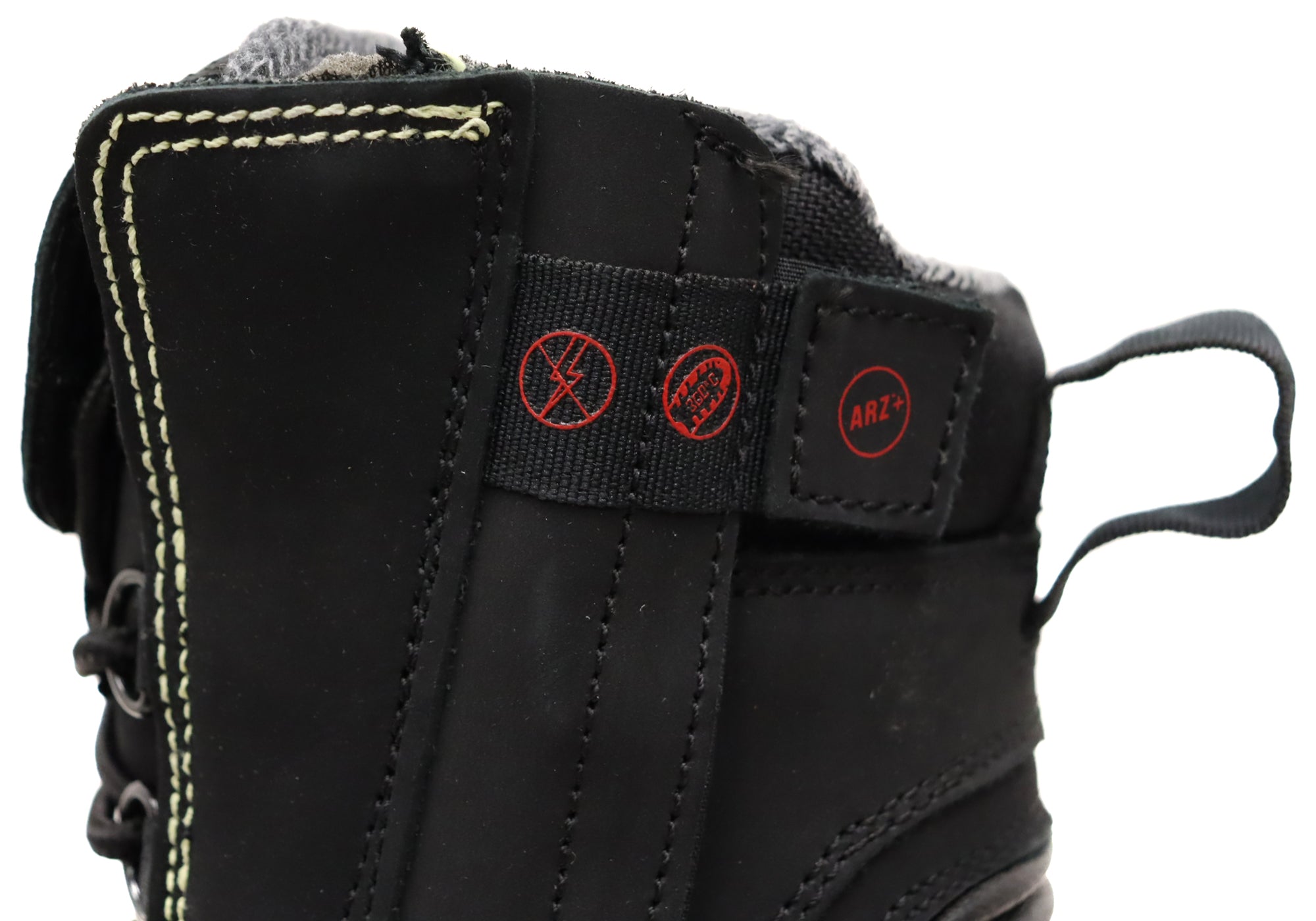 KingGee Men's Bennu Steel Toe Safety Work Boots with Scuff Cap - Durable & Comfortable for Construction, Warehouse & Industrial Work