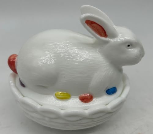 Milk w/Handpainted Ears & Eggs