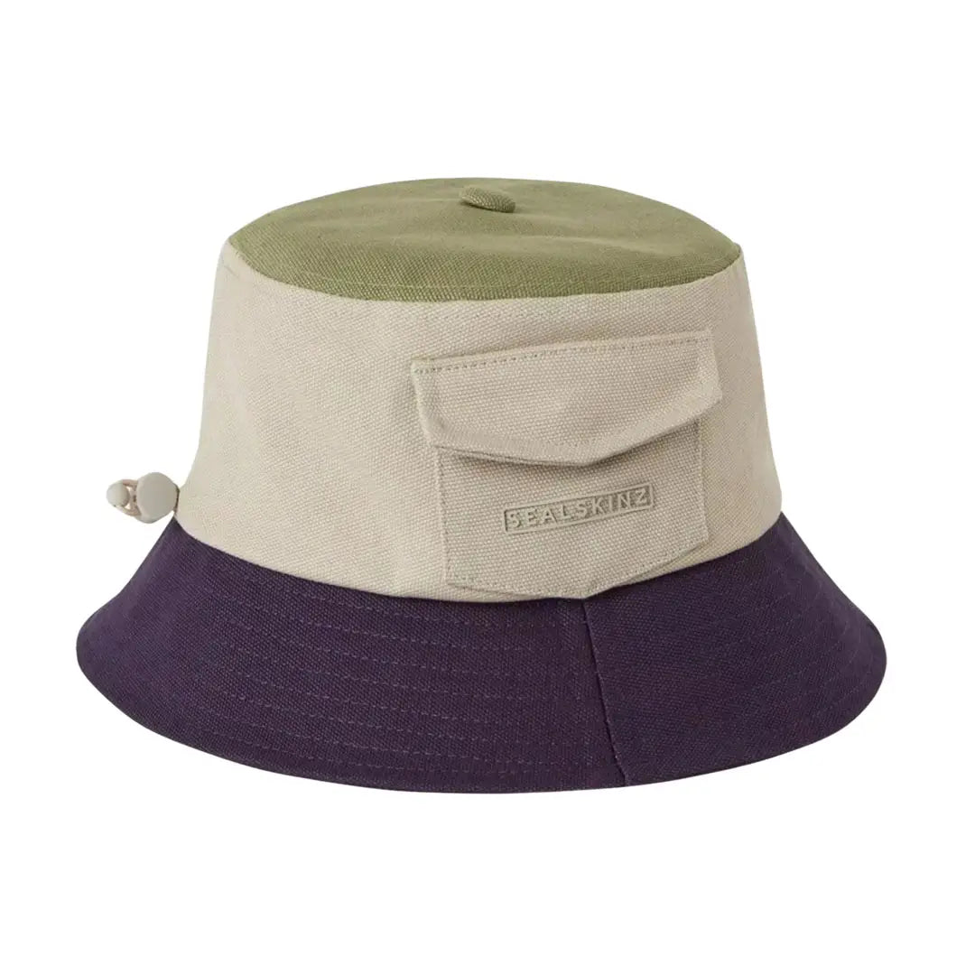 Sealskinz Lynford Waterproof Canvas Bucket Hat for Men & Women - Outdoor Fishing Hiking Rain Protection Sun Hat