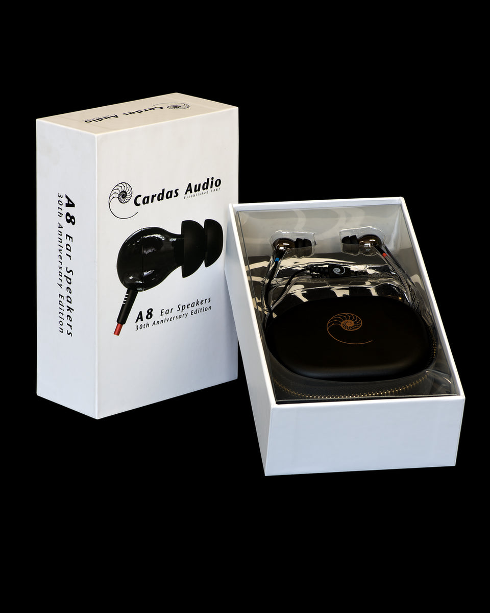 Cardas Audio A8 30th Anniversary Edition High-Fidelity In-Ear Headphones with Premium Sound Quality - Perfect for Audiophiles, Music Lovers & Studio Monitoring