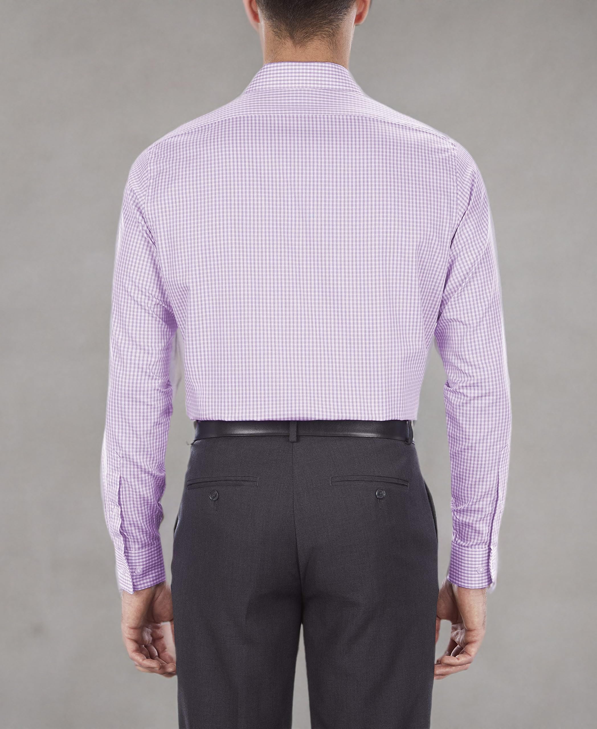 Van Heusen Men's Regular Fit Dress Shirt with Flex Collar - Classic Check Pattern for Business, Office & Formal Occasions