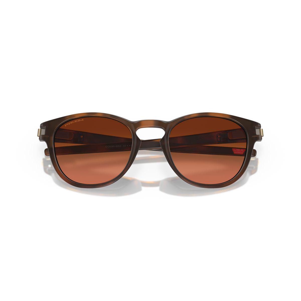 Oakley Latch Matte Brown Tortoise Sunglasses with Prizm Brown Gradient Lenses - Style 0OO9265 926560 - Perfect for Outdoor Sports & Driving