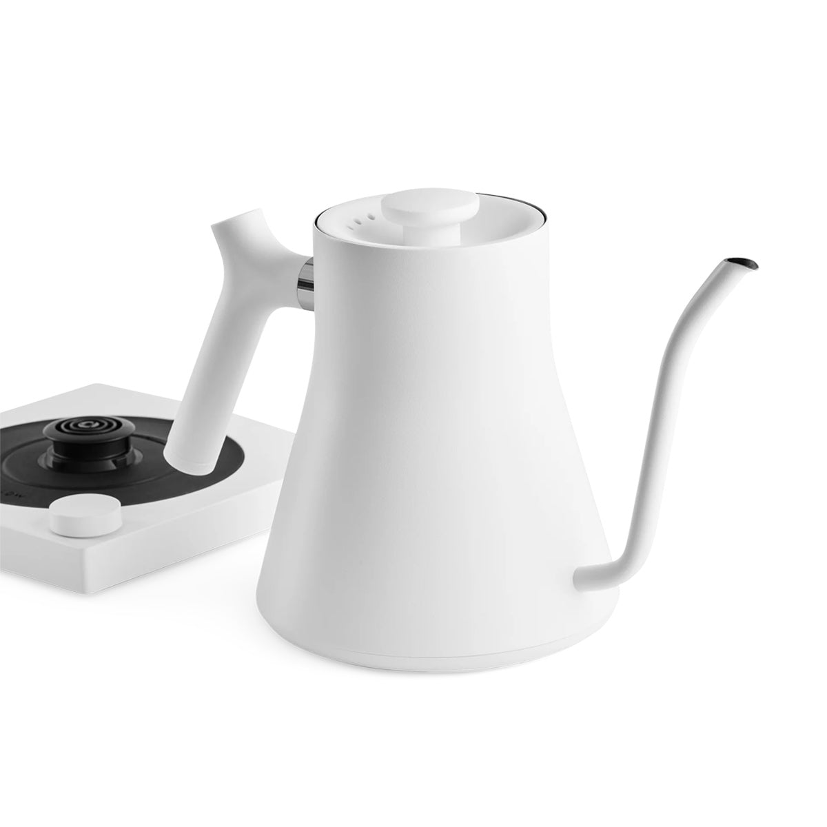 Fellow Stagg EKG Electric Gooseneck Kettle - Matte White | Precision Pour Over Coffee & Tea Brewer | Perfect for Home Baristas & Specialty Coffee Lovers
