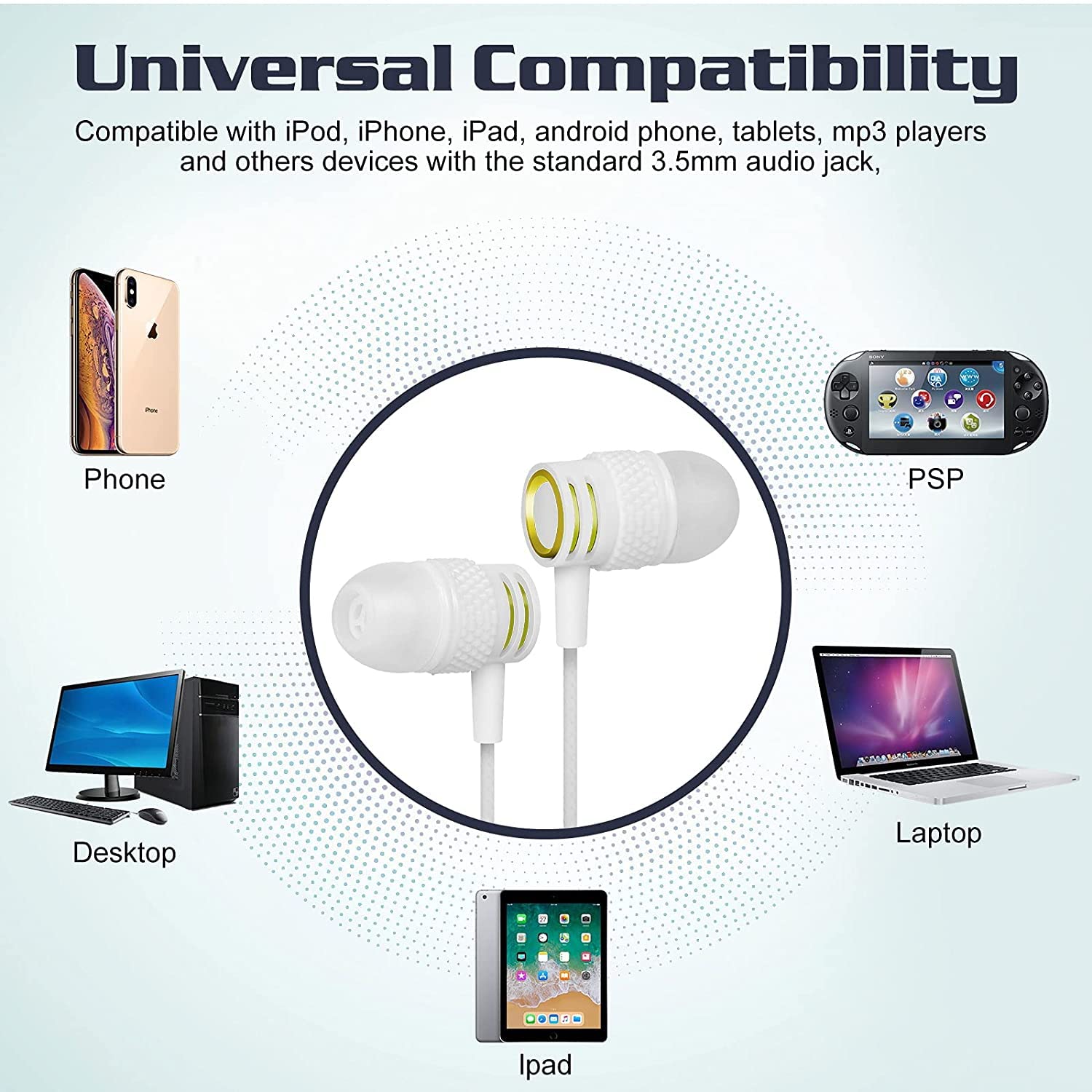 Fast 15W Wall Charger for Motorola Moto Z Force - EP-TA20JWE with 10ft USB-C Cable & Stereo Headphones - 3-in-1 Bundle - Rapid Charging - White (US Warranty) - Perfect for Home, Office & Travel Charging