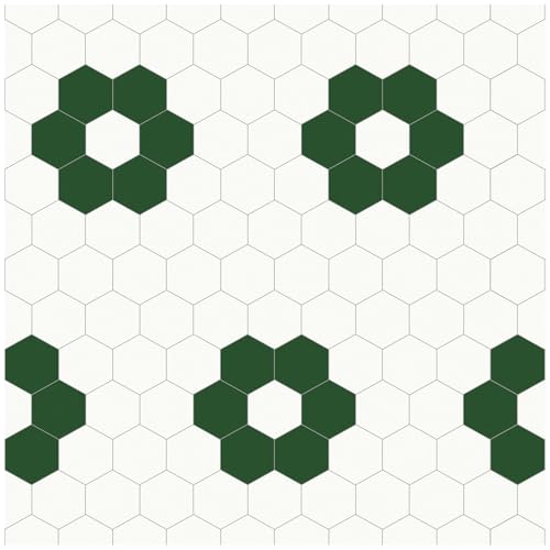 1542 green flowers+white bg