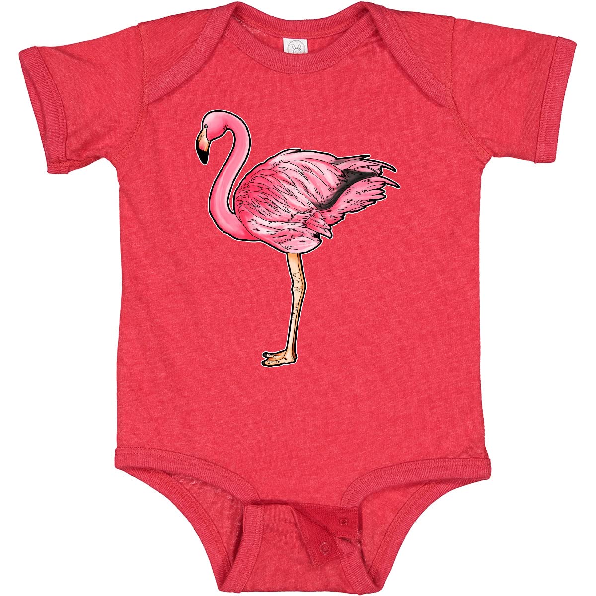 Inktastic Pink Flamingo Baby Bodysuit - Cute Animal Print Onesie for Newborns & Infants - Soft Cotton Baby Gift for Showers, Birthdays & Photo Shoots