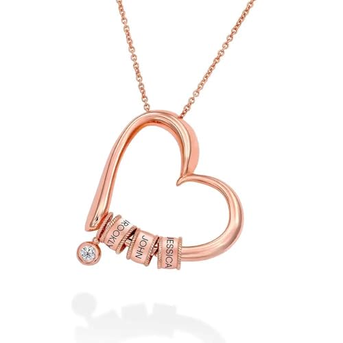 18k Rose Gold Plated Sterling Silver