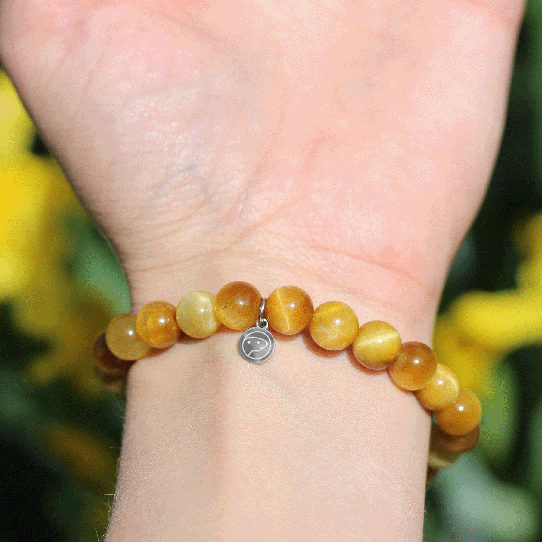 Golden Tiger Eye Bracelet for Men & Women - Natural Stone Beaded Healing Jewelry for Protection, Confidence & Good Luck - Perfect for Meditation, Yoga & Spiritual Gifts