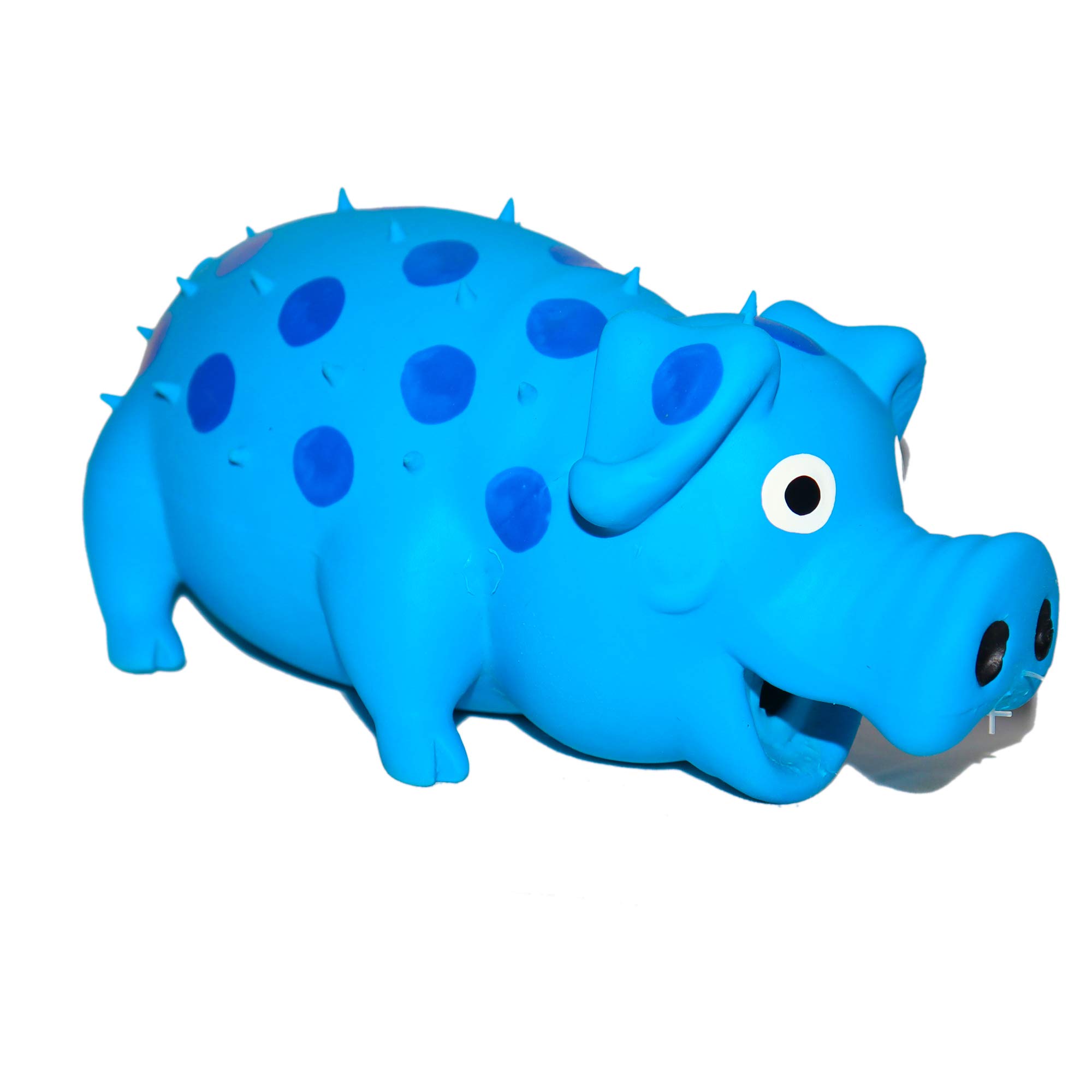 8-inch Latex Grunting Pig Dog Toy - Squeaky & Oinking Interactive Play Toy for Puppies & Dogs - Perfect for Fetch, Training & Chewing Fun