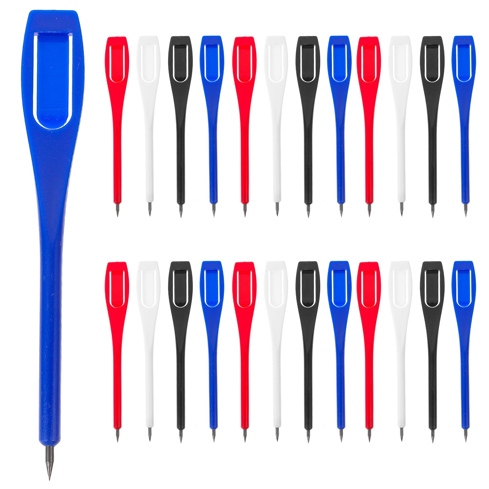 40pcs Golf Pencils - Premium Plastic Golf Scoring Pencils for Scorecards & Tournaments | Perfect for Golf Courses, Mini Golf, Driving Ranges & Sports Events