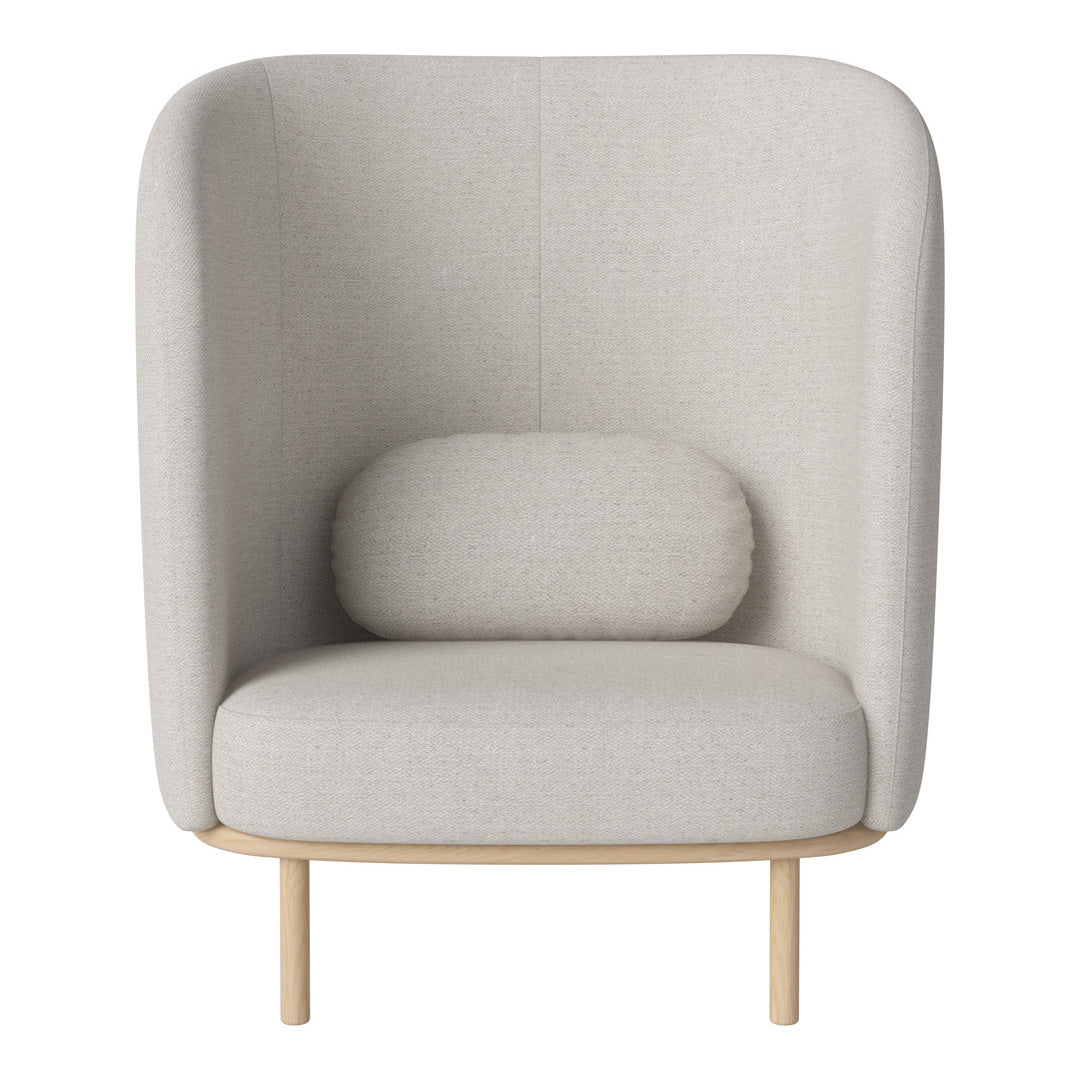 Fuuga Modern Nesting Armchair Set of 2 - Space Saving Stackable Lounge Chairs for Small Living Room, Bedroom or Office - Comfortable Accent Seating for Home Decor
