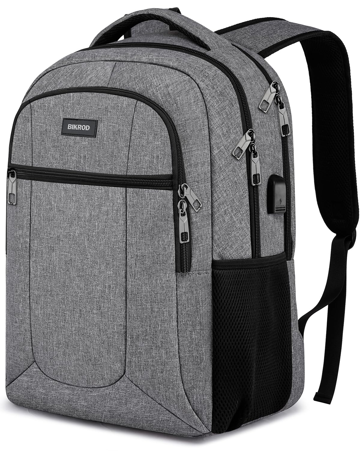 Waterproof Travel Laptop Backpack for Men & Women - Anti-Theft Business Computer Bag with USB Charging Port - Fits 15.6 Inch Laptop - Perfect for School, Work, Commuting & Air Travel