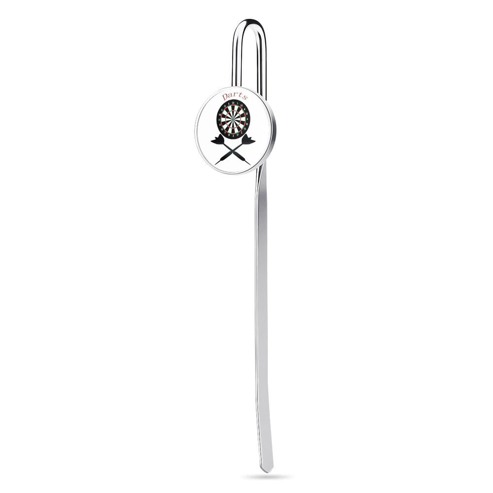 Vintage Metal Darts Bookmark - Unique Creative Art Design for Book Lovers | Perfect Gift for Readers, Students & Bookworms