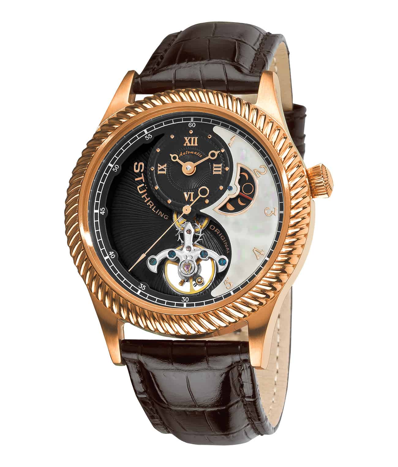 Enigma 91D Automatic 46mm Classic Men's Watch - Luxury Stainless Steel Dress Watch for Business & Formal Occasions