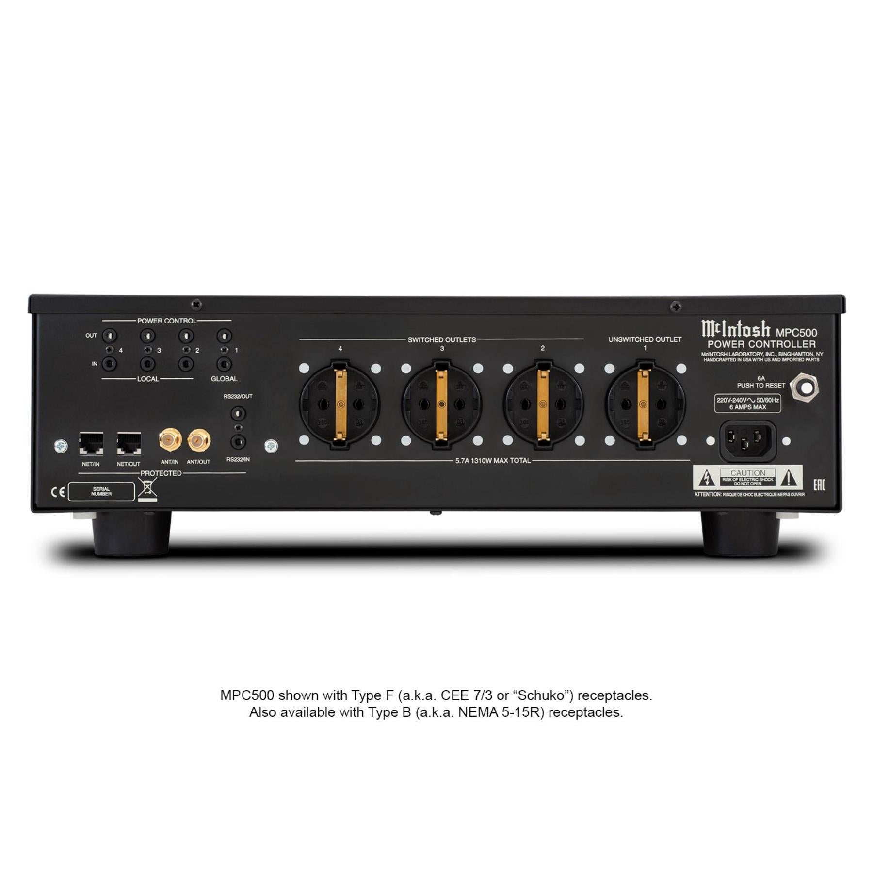 McIntosh MPC500 Premium Power Controller for Home Audio Systems - Perfect for High-End Stereo & Home Theater Setups