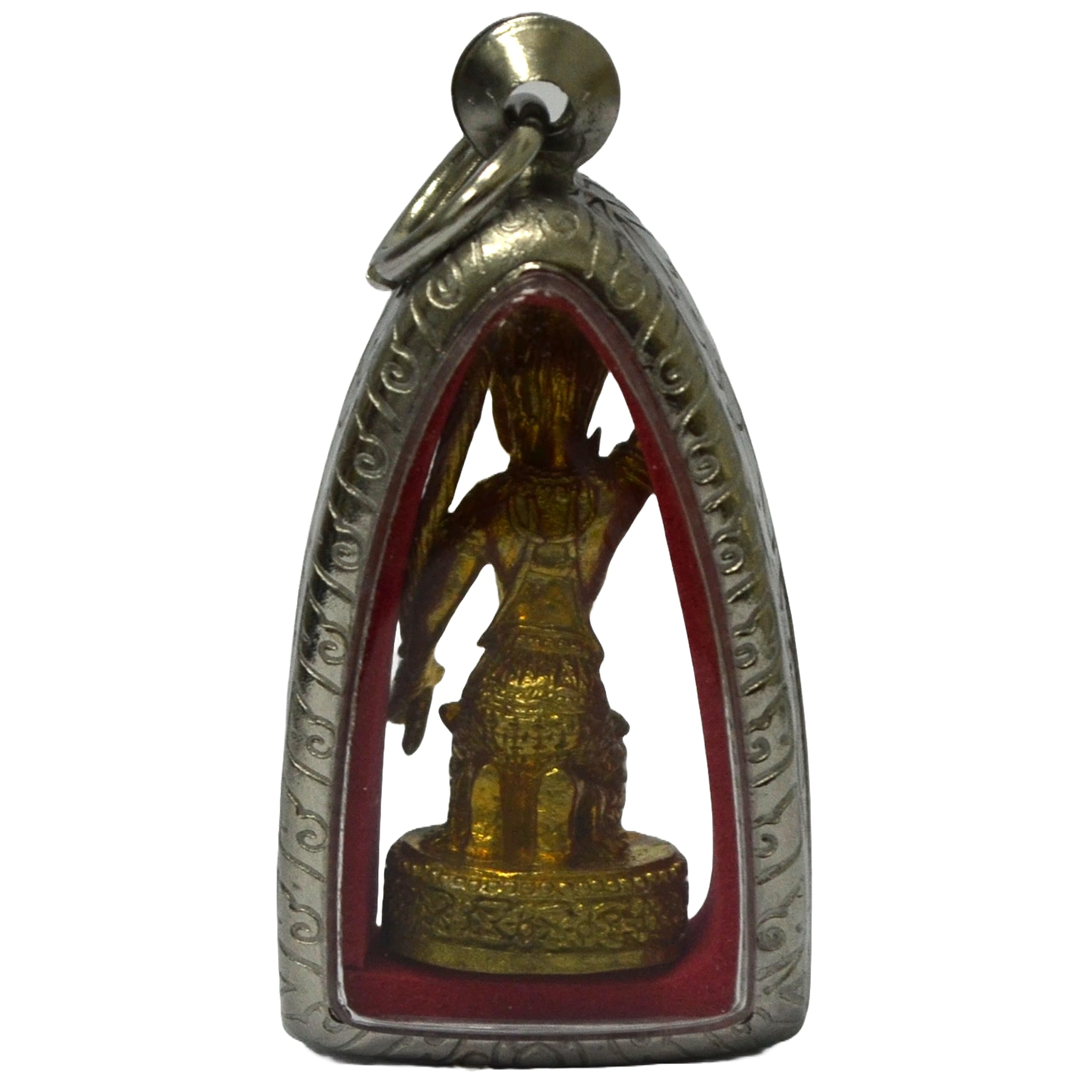WitnyStore Authentic Thai Magic Pendant - Mother Earth Buddha Amulet for Good Luck & Protection | Mini Thai Buddhist Talisman | Perfect Spiritual Gift for Meditation, Travel & Daily Blessings