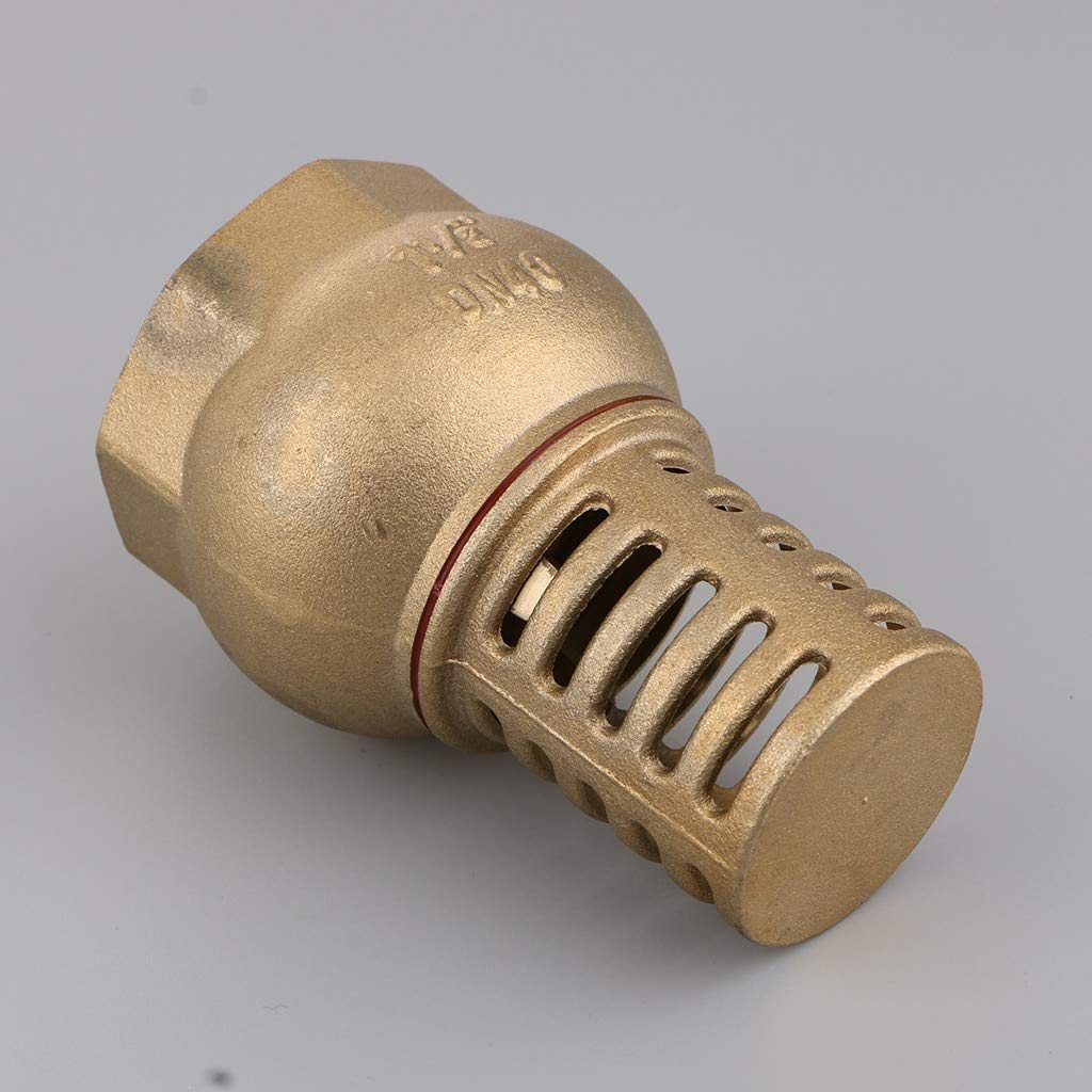 High-Quality Brass Foot Valve DN32 - Easy Installation, Durable Metal Bottom Valve for Water Pumps, Wells & Irrigation Systems