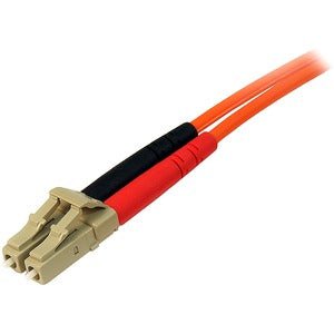 2m 50/125 Duplex LC to LC Multimode Fiber Optic Patch Cable - High-Speed Data Transmission for Home/Office Networks