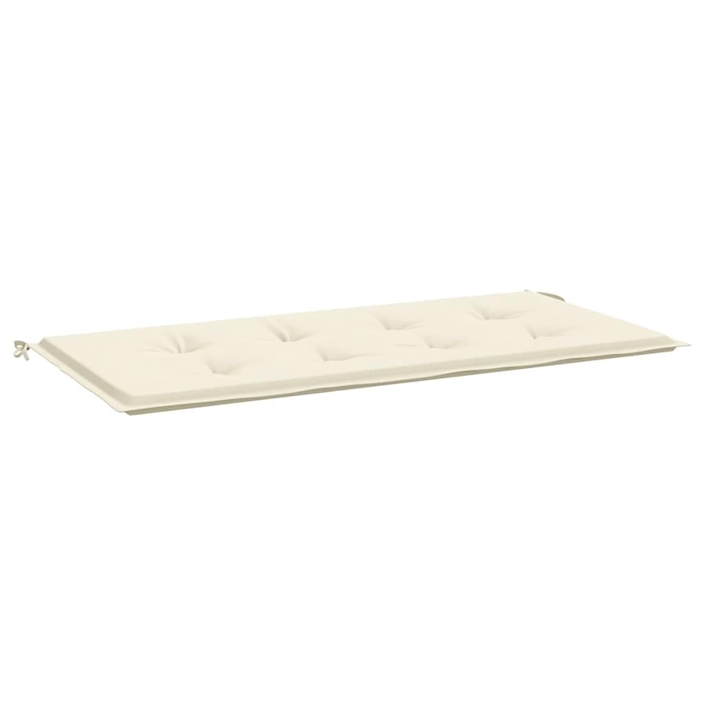 vidaXL Cream Garden Bench Cushion 39.4