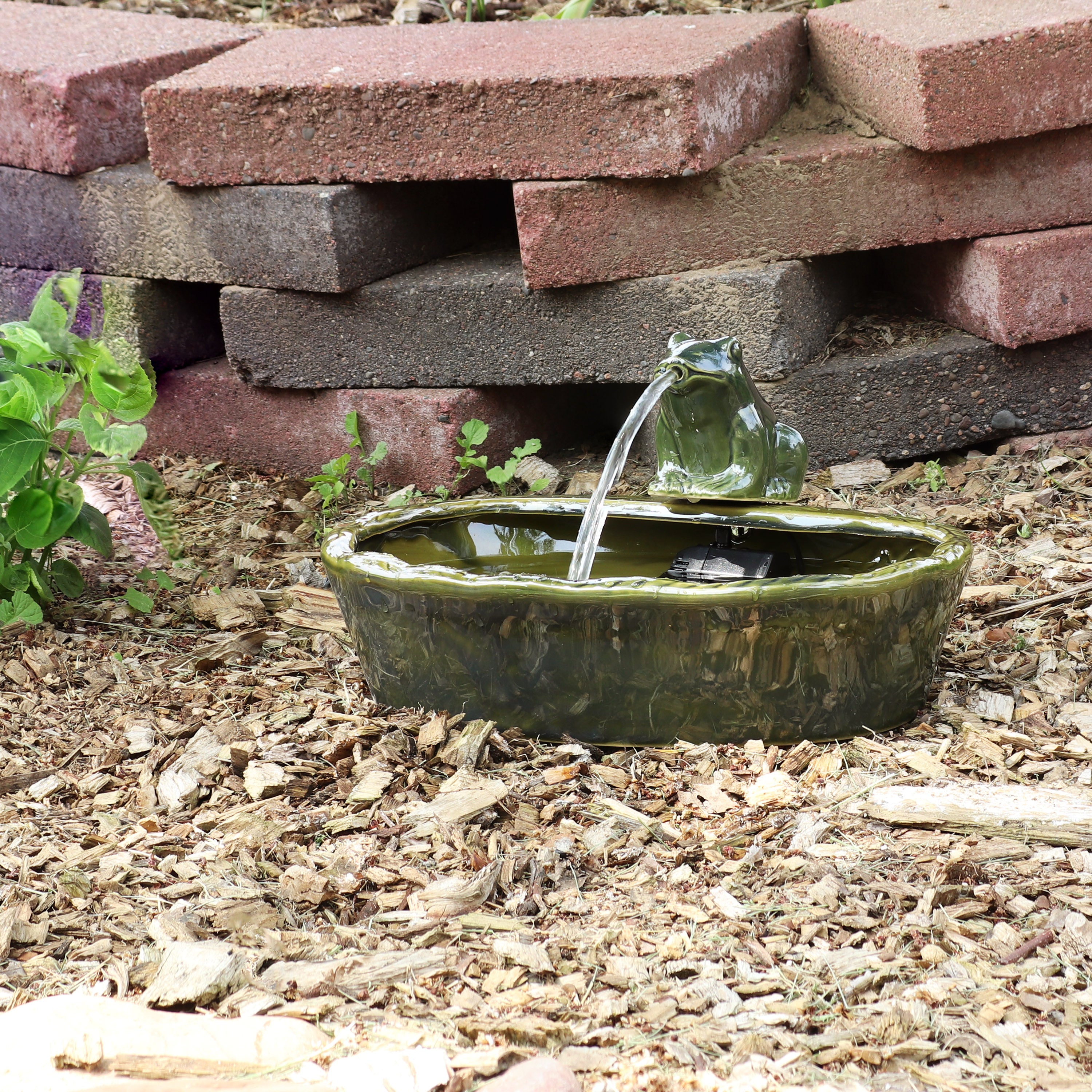 Modern Cascading Bowls Solar Fountain with Battery Backup - 28 Inch Outdoor Water Feature for Garden, Patio, and Yard Decor