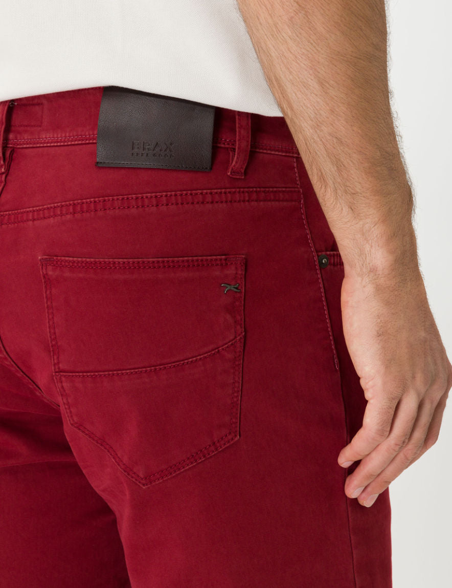 BRAX RED Solid Marathon Cadiz Pants for Men - Comfortable & Durable Work Pants for Running, Hiking & Outdoor Activities