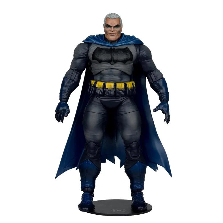 Batman Battle Damage Platinum Chase Figure - The Dark Knight Returns DC Multiverse Collector Edition Action Figure for Display, Cosplay, and Comic Book Collections