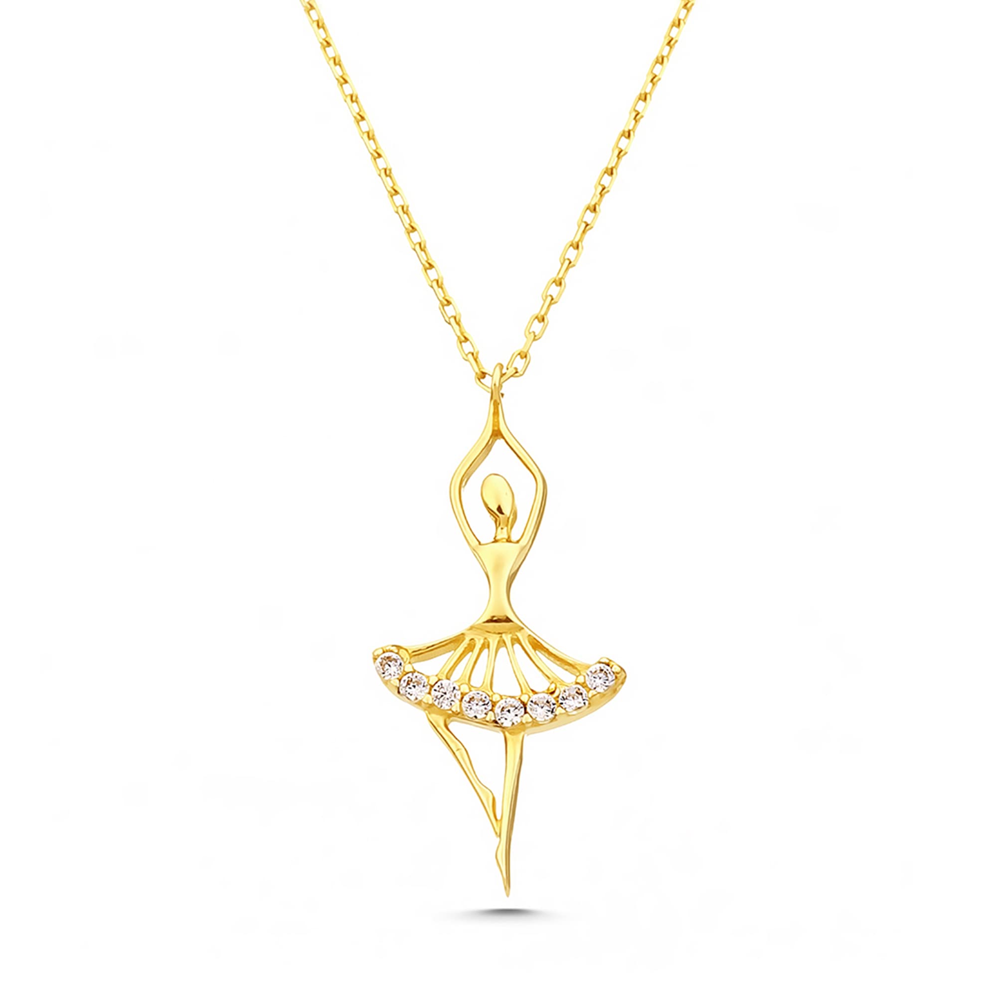 14K Solid Gold Necklace for Women - Certified Real Gold Pendant Gift for Mom, Birthday & Special Occasions - 17