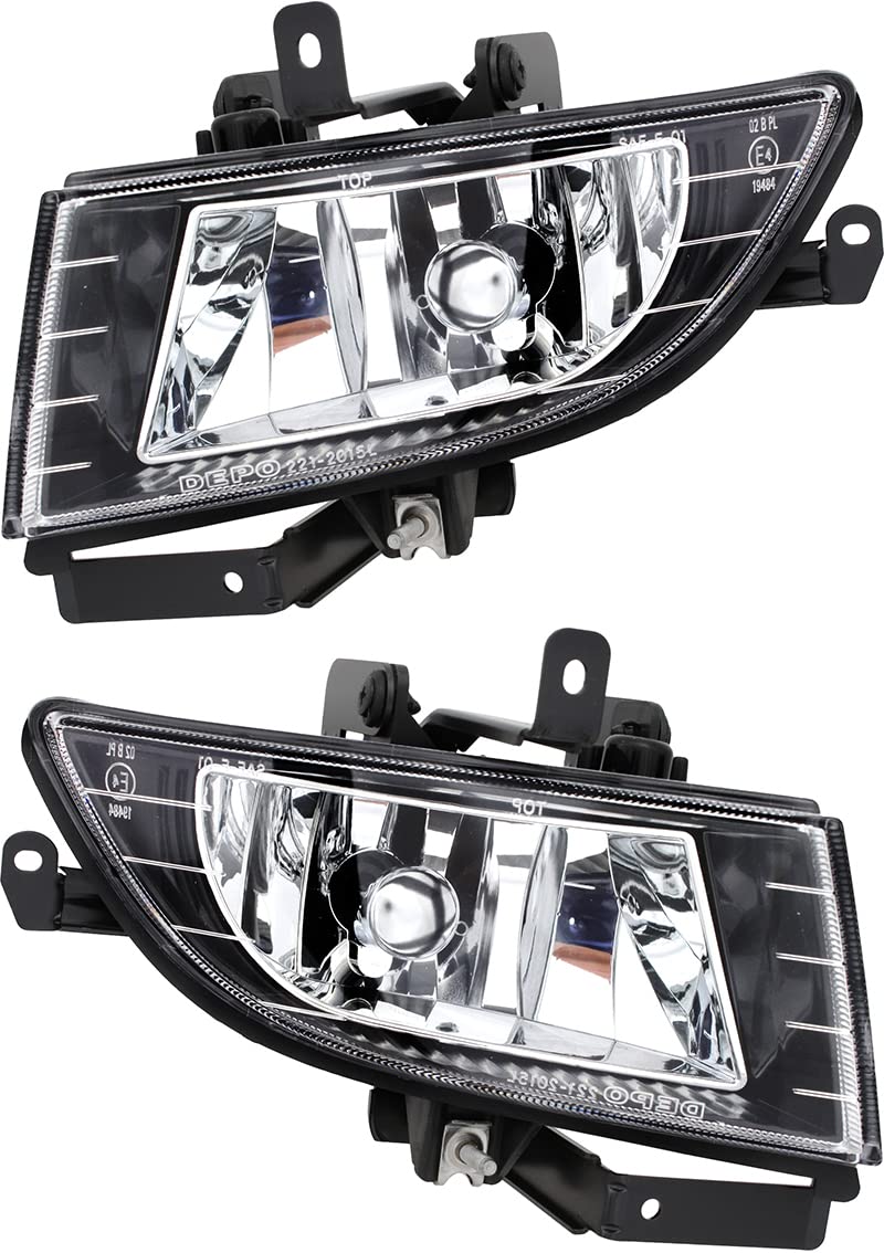 2006-2008 Hyundai Sonata Fog Lights Kit - Driver & Passenger Side Replacement Lamps | Perfect for Night Driving & Bad Weather Visibility