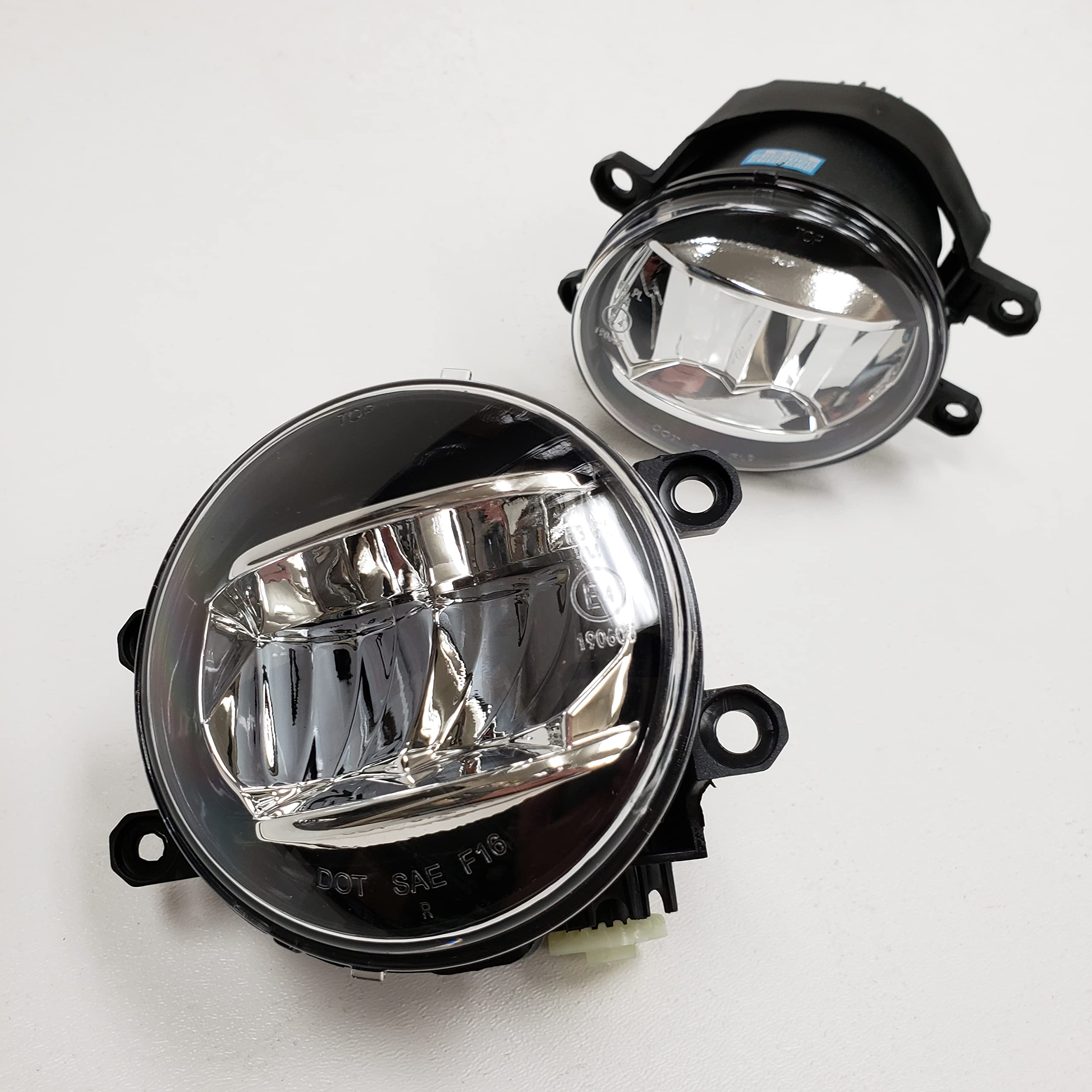 LED Fog Lights Kit for 2021-2023 Toyota Camry SE XSE - OE Style Clear Lens with Built-In LED Lamps | Perfect for Night Driving & Foggy Conditions