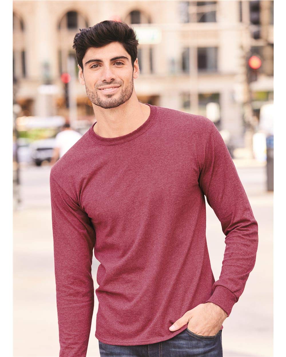 Blue Marlin Fish Sports Men's Long Sleeve Shirt - Performance Fishing & Outdoor Activewear for Men